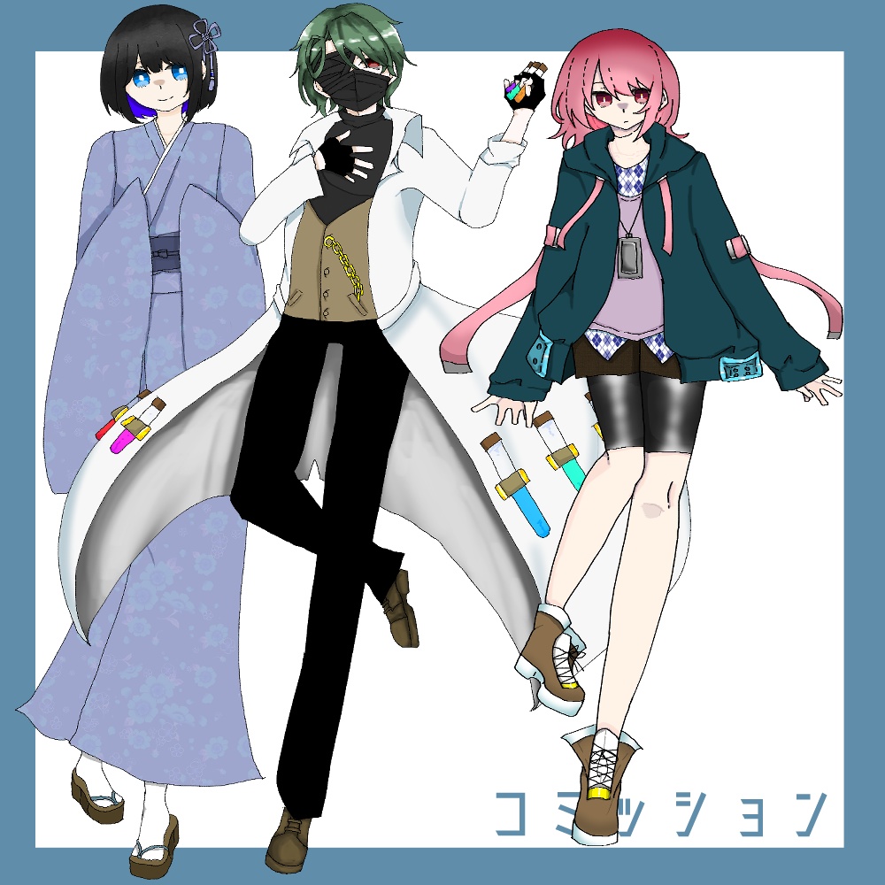 【有料】立ち絵/シナリオ/ロゴ制作依頼