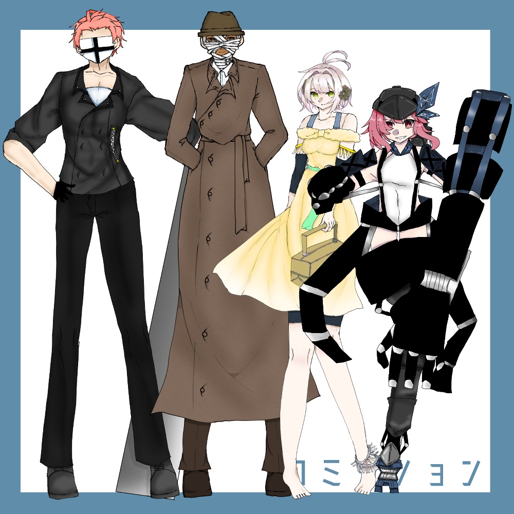 【有料】立ち絵/シナリオ/ロゴ制作依頼