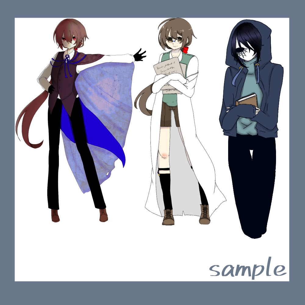 【立ち絵】難儀な性癖集【フリー素材】