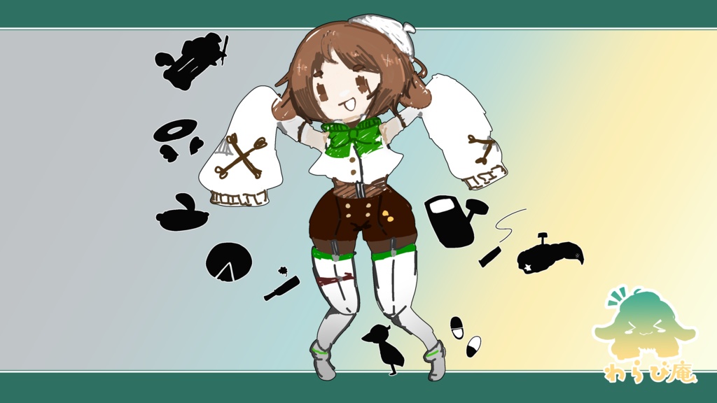 【記念配布】わらび庵 400人突破記念 壁紙セット