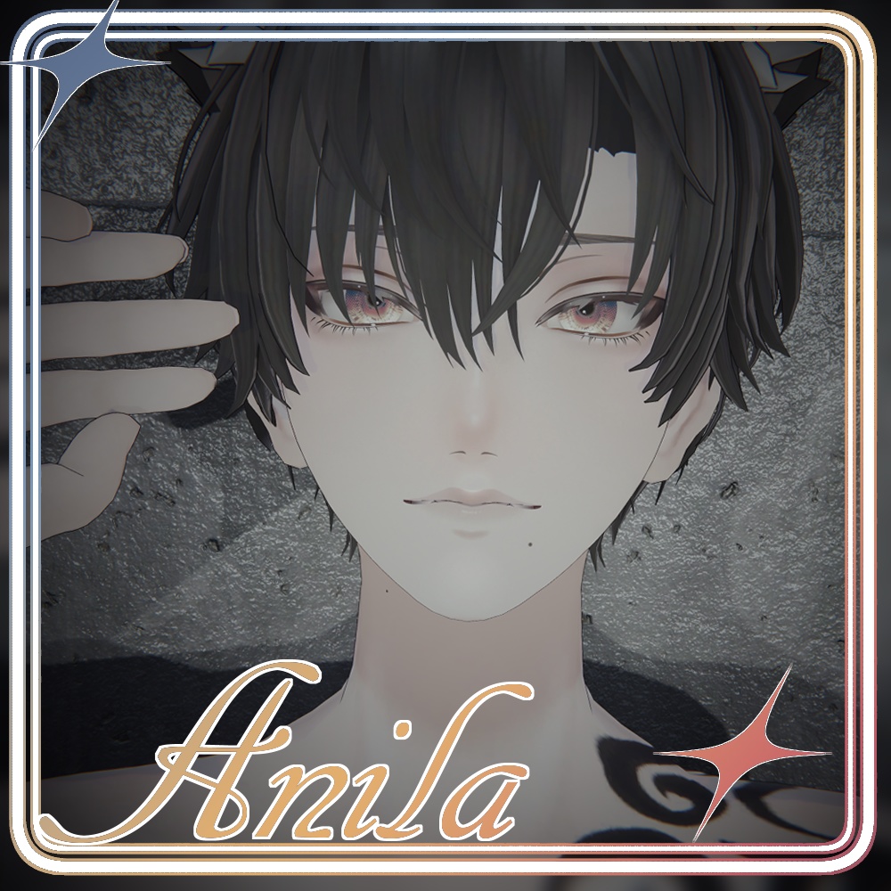 【80アバター対応】SimpleCrossEyetexture 【9color】