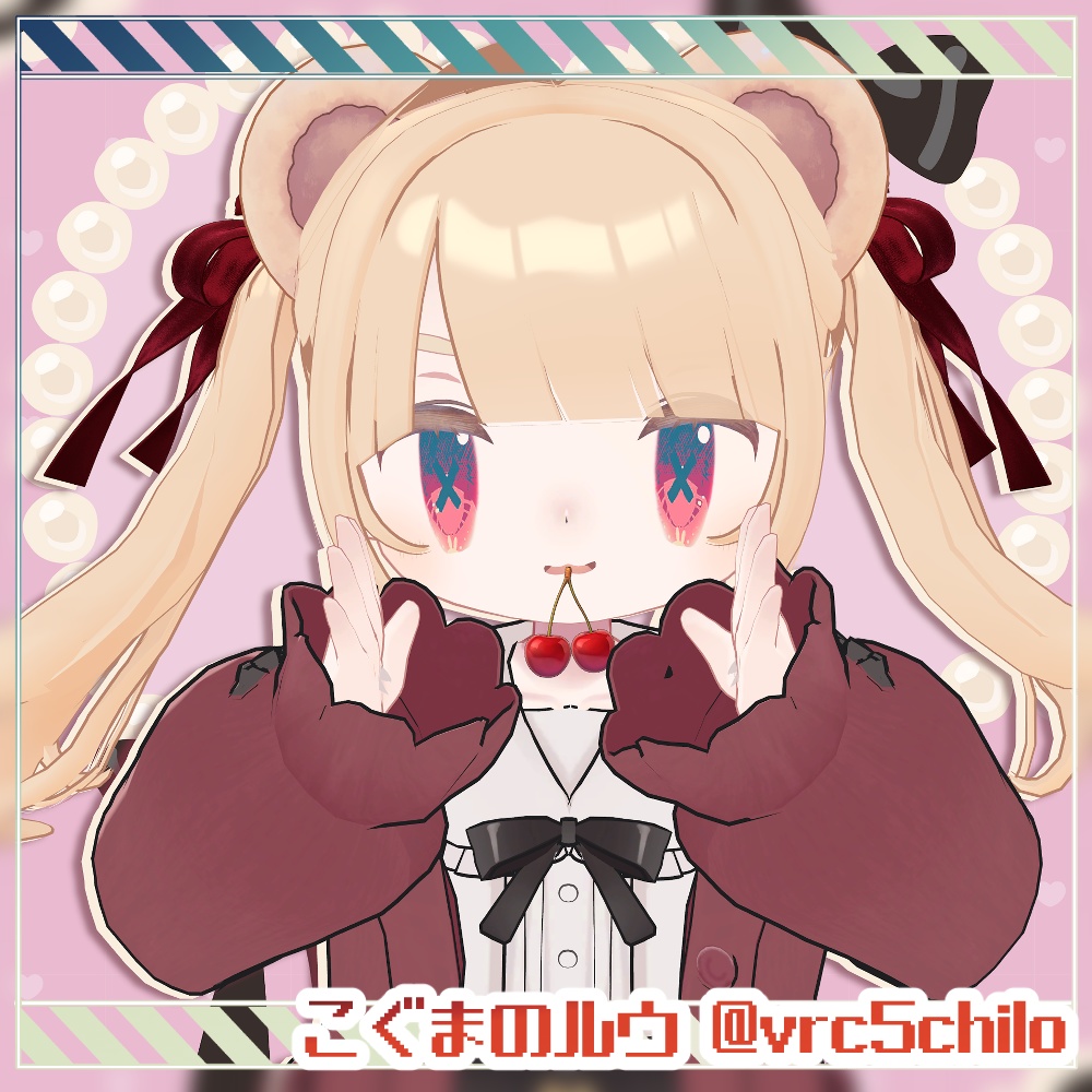 【74アバター対応】SimpleCrossEyetexture 【9color】