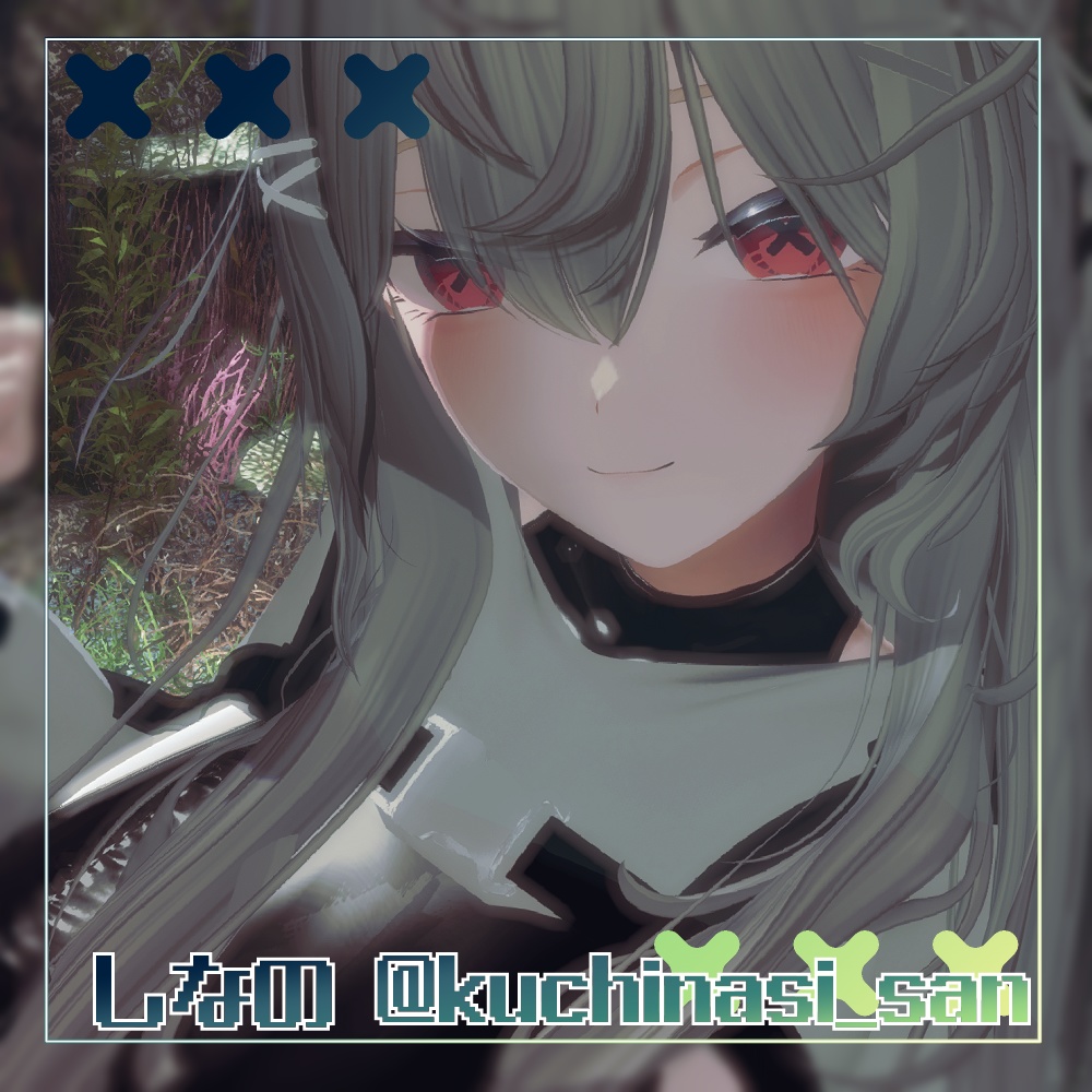 【74アバター対応】SimpleCrossEyetexture 【9color】