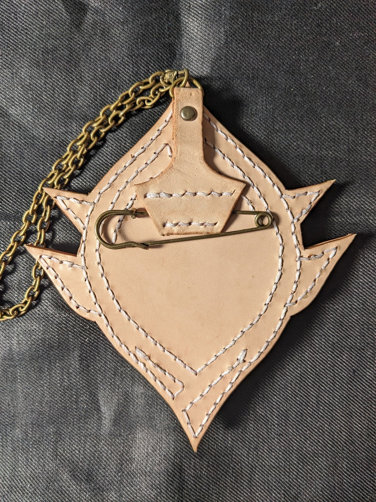 ★原神★ 神の目 本革チャーム(スネージナヤスタイル/邪眼タイプ)