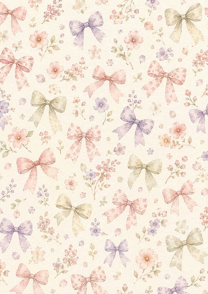 【11枚セット】和風かわいい水彩デジタルペーパー|桜・招き猫・和菓子・抹茶・金魚|PNG素材