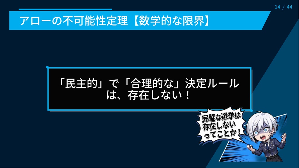 民主主義は不可能~数学が暴いた絶望の真実~