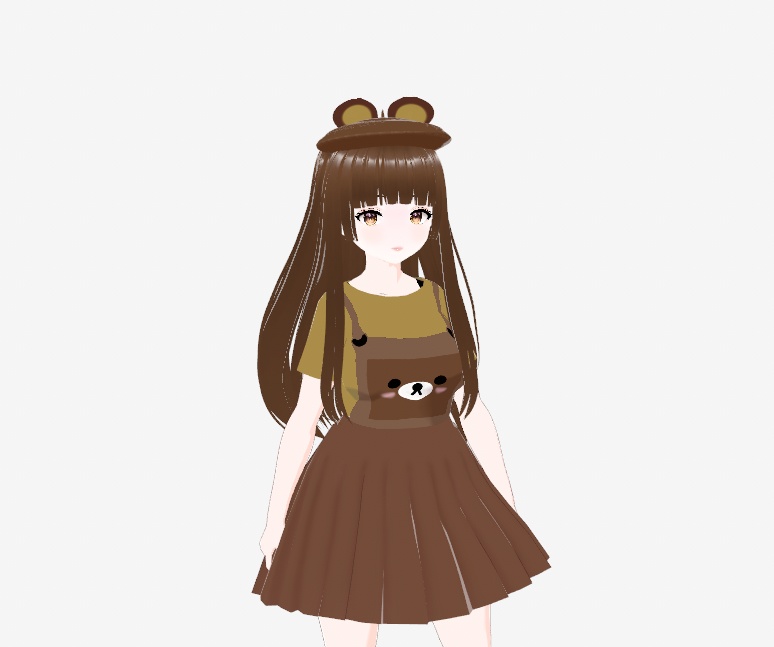 VRoid3Dモデル // vroid Rilakkuma model