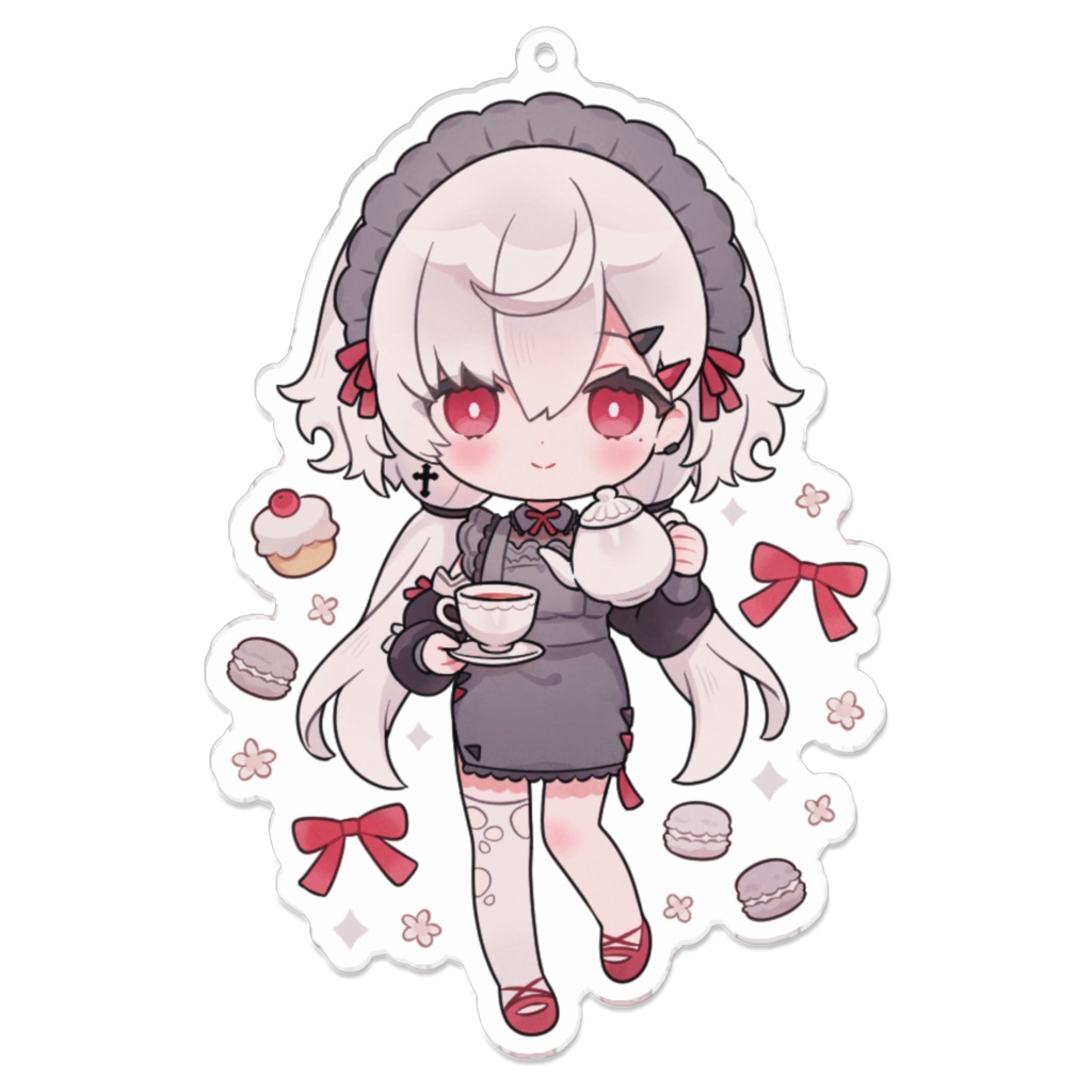 お茶会アクキー