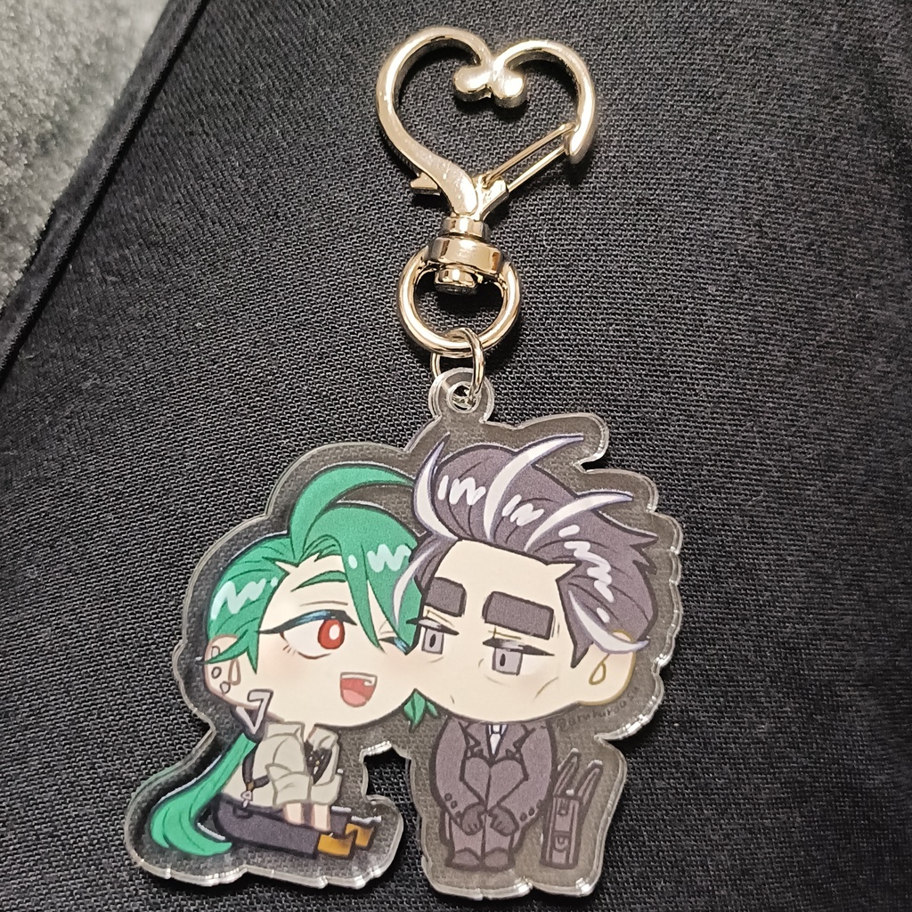 アオチリアクリルキーホルダー