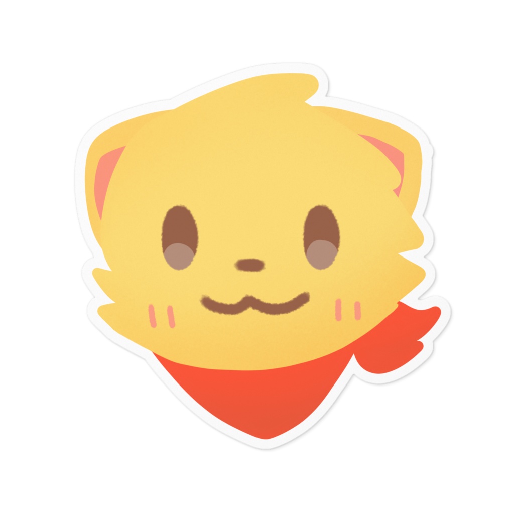 くまみたいなやつ ステッカー