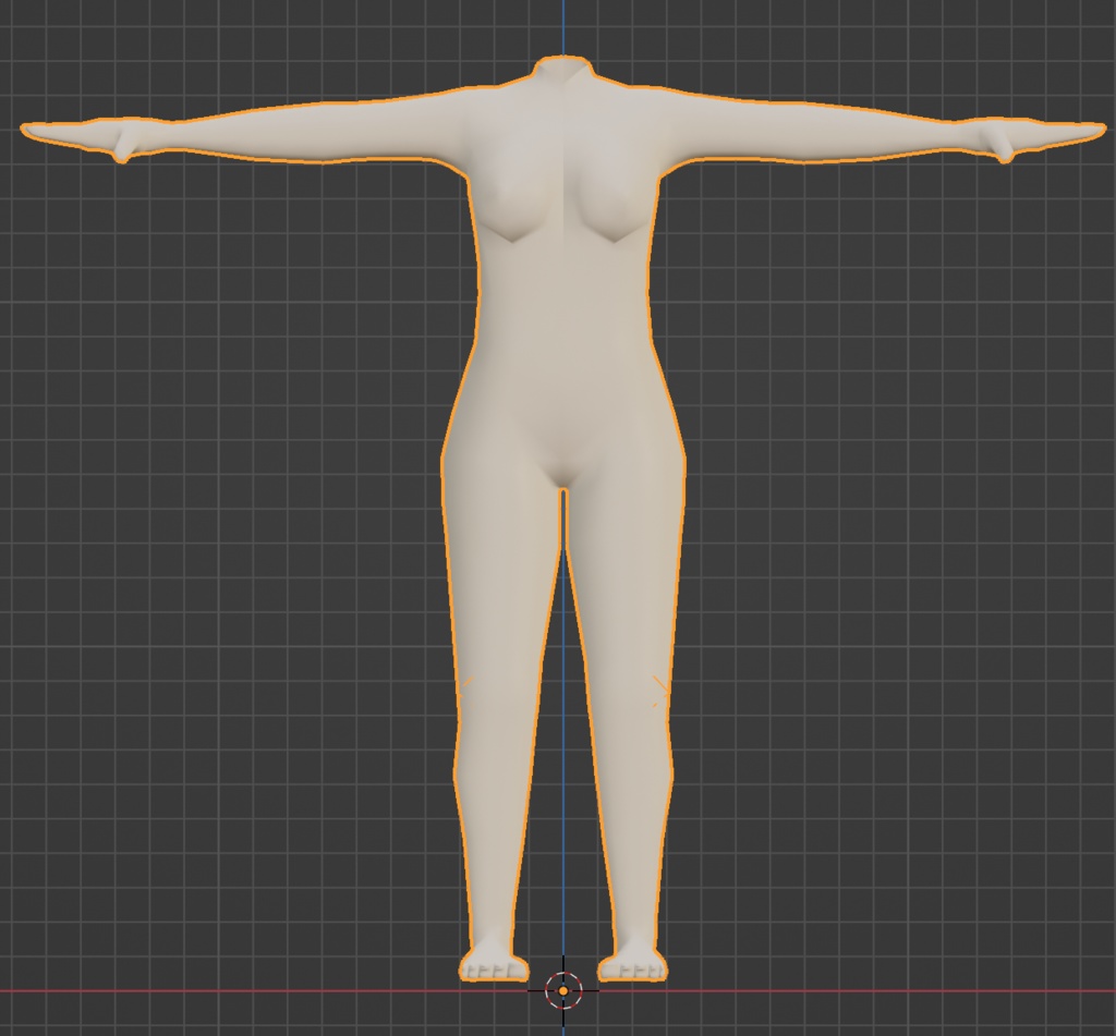 3D 素体　(体のみ)