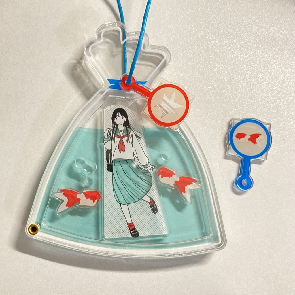 【在庫1点】金魚すくい アクリルフレーム&パーツセット