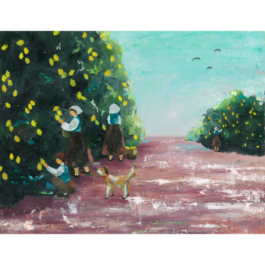 【油彩画】収穫