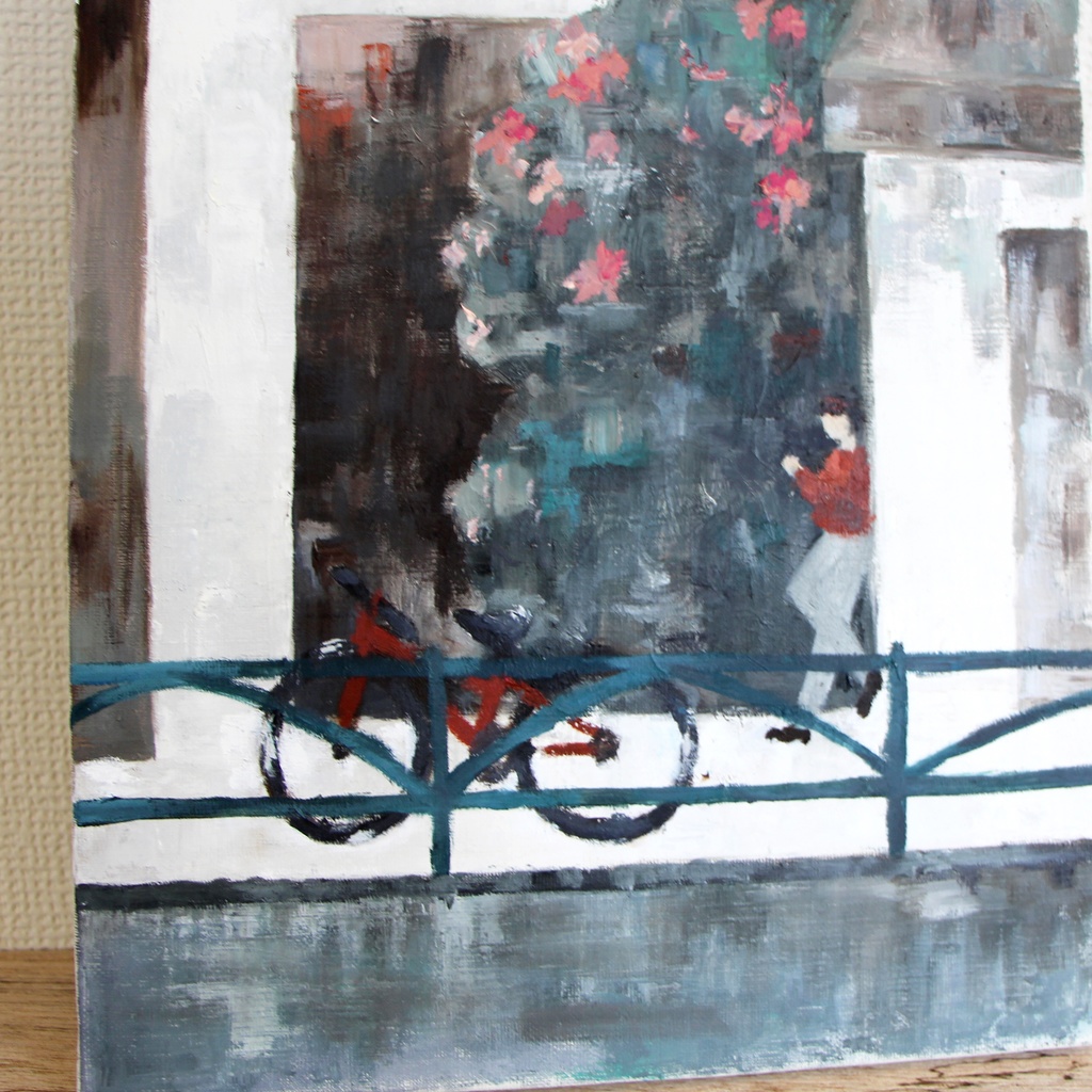 【油彩画】日曜日のひととき