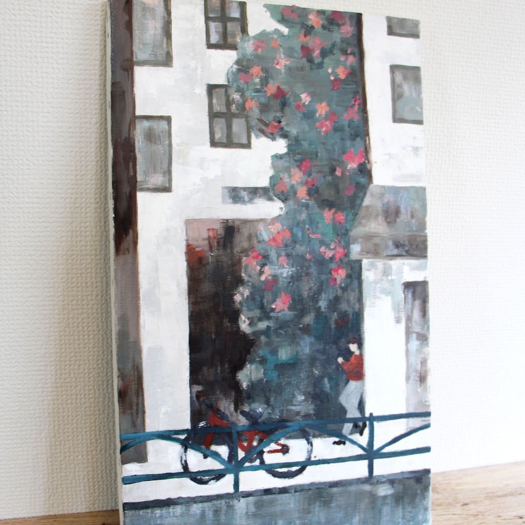 【油彩画】日曜日のひととき