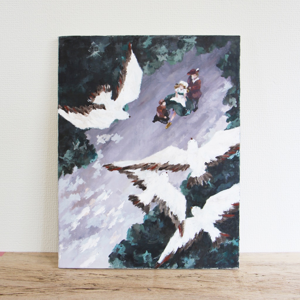 【油彩画】はいかぶり姫