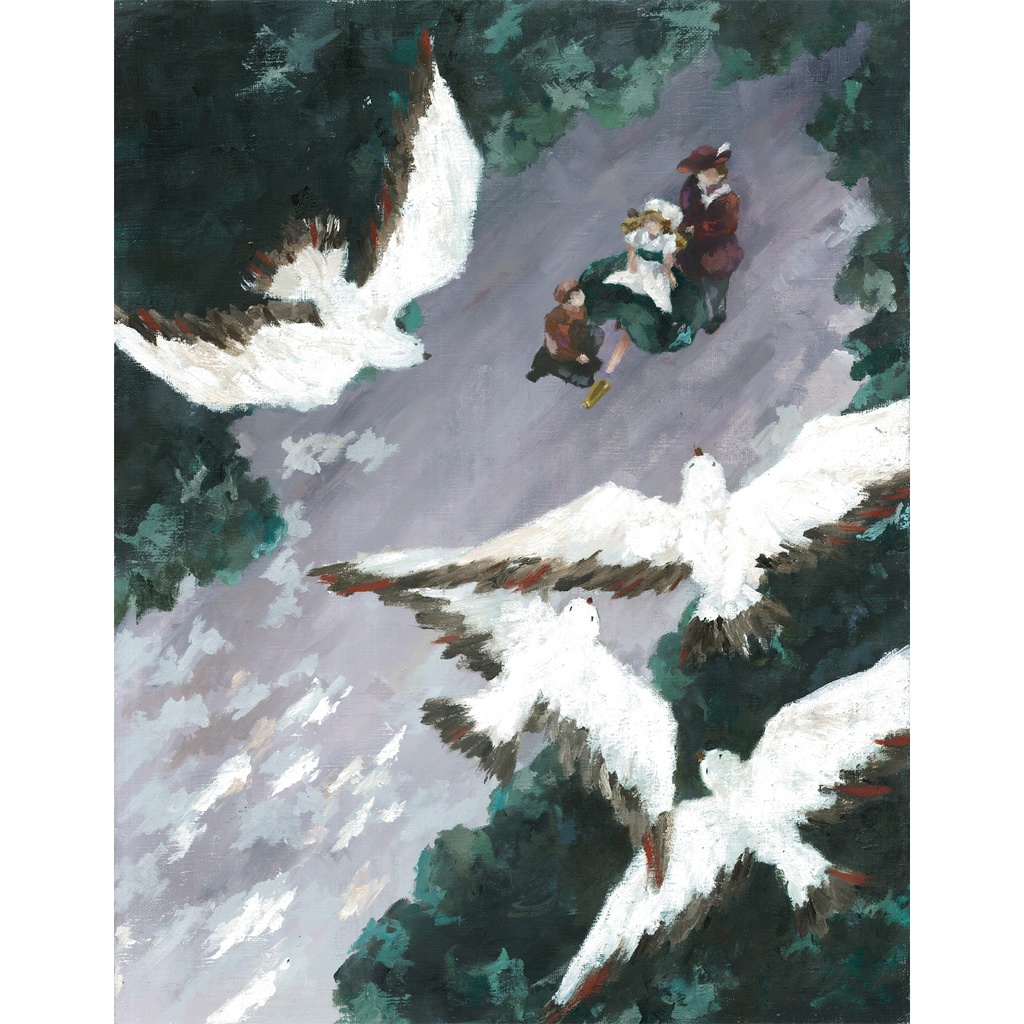 【油彩画】はいかぶり姫