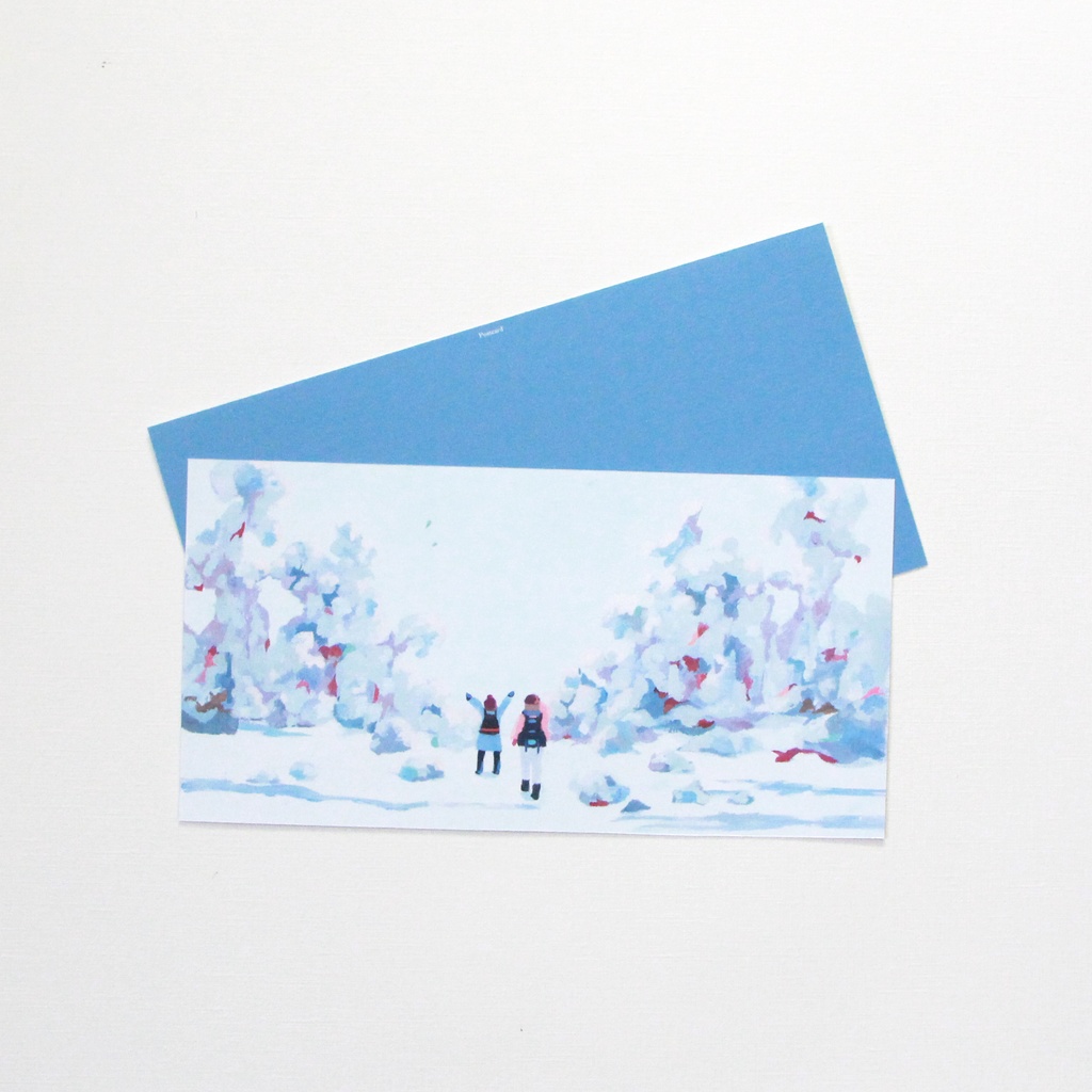 【大判ポストカード2枚セット】Winter Magic