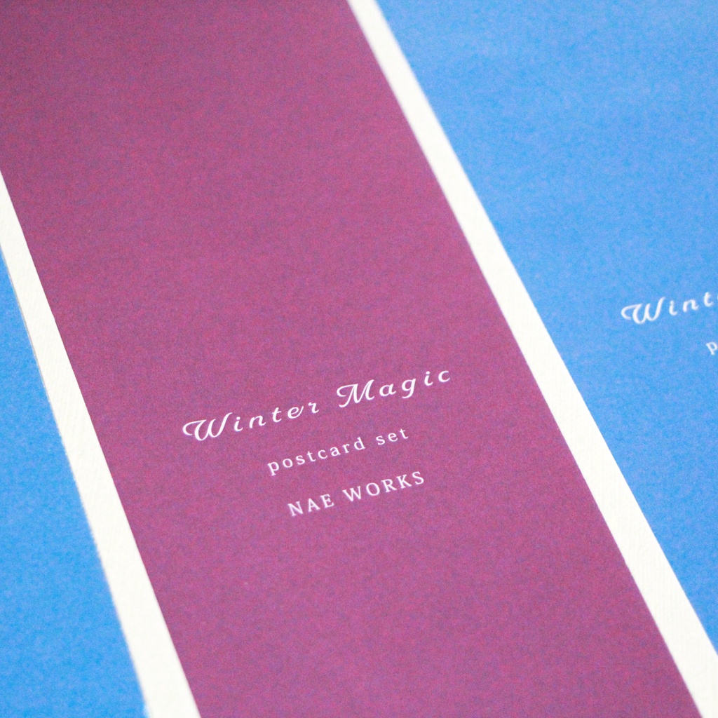 【大判ポストカード2枚セット】Winter Magic
