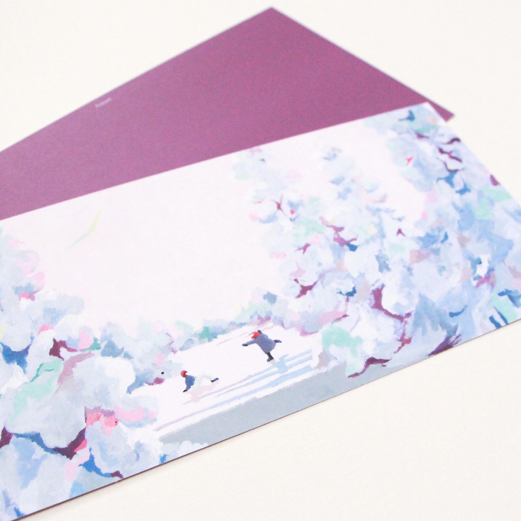 【大判ポストカード2枚セット】Winter Magic