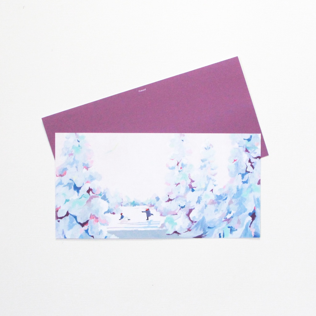 【大判ポストカード2枚セット】Winter Magic