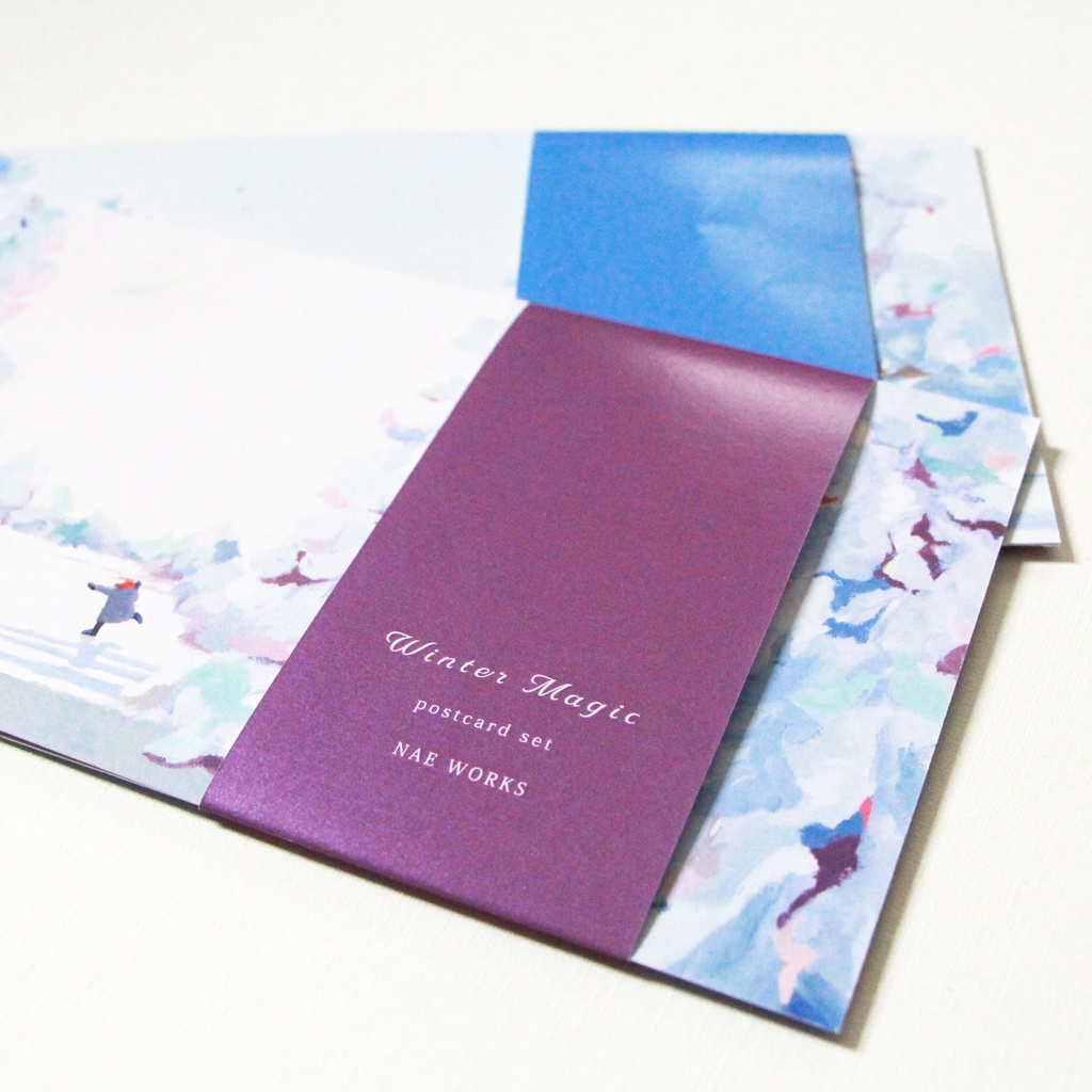 【大判ポストカード2枚セット】Winter Magic