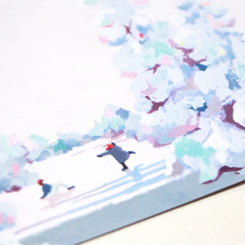 【大判ポストカード2枚セット】Winter Magic