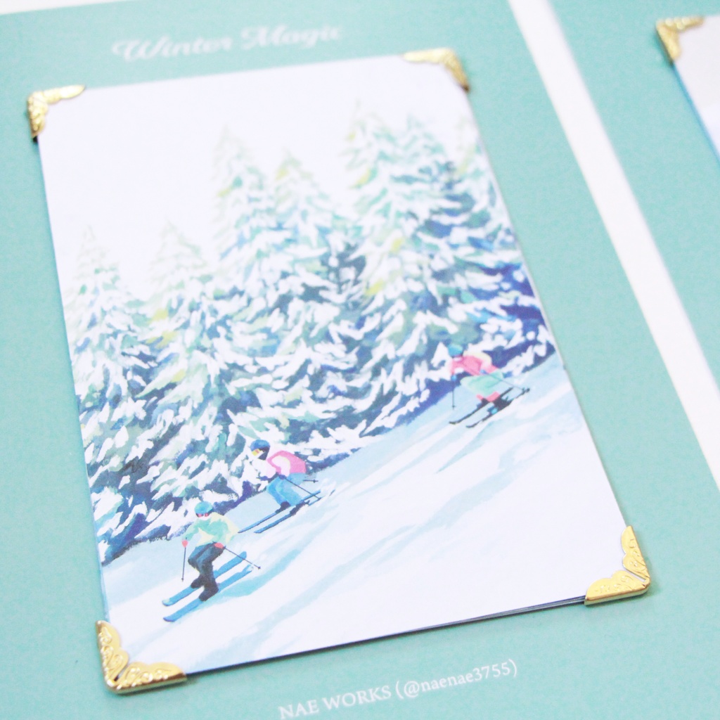 【ポストカード4枚セット】Winter Magic