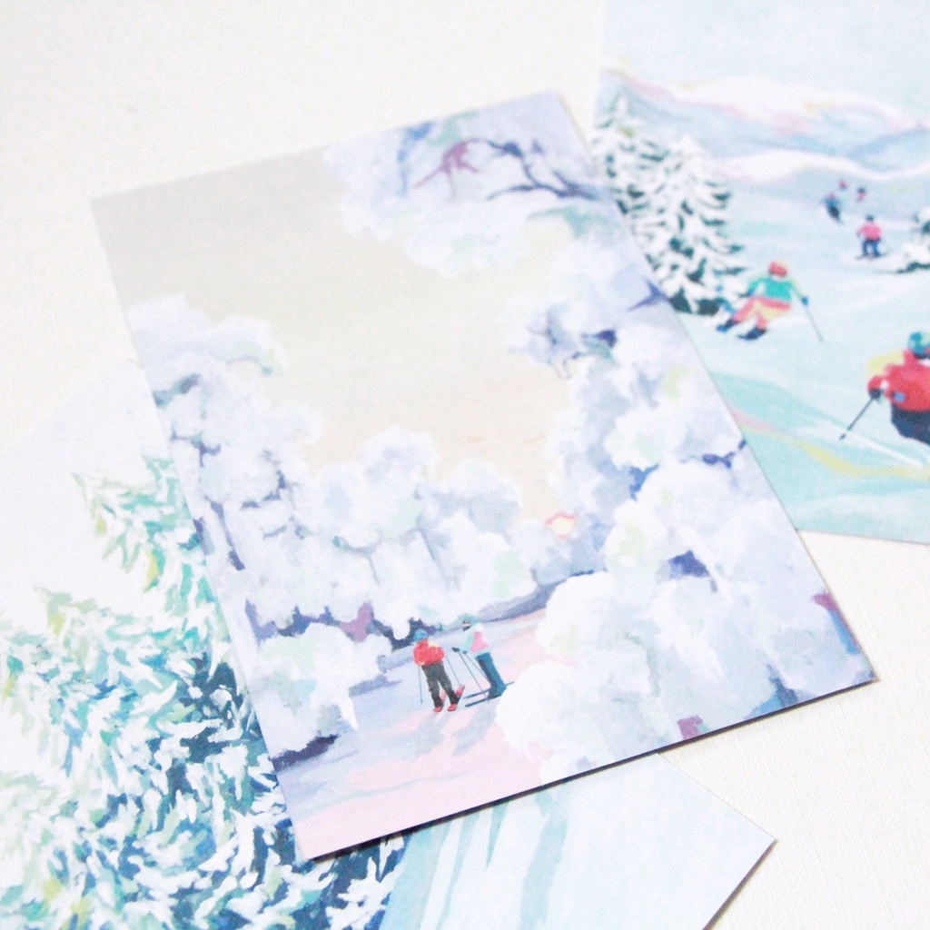 【ポストカード4枚セット】Winter Magic