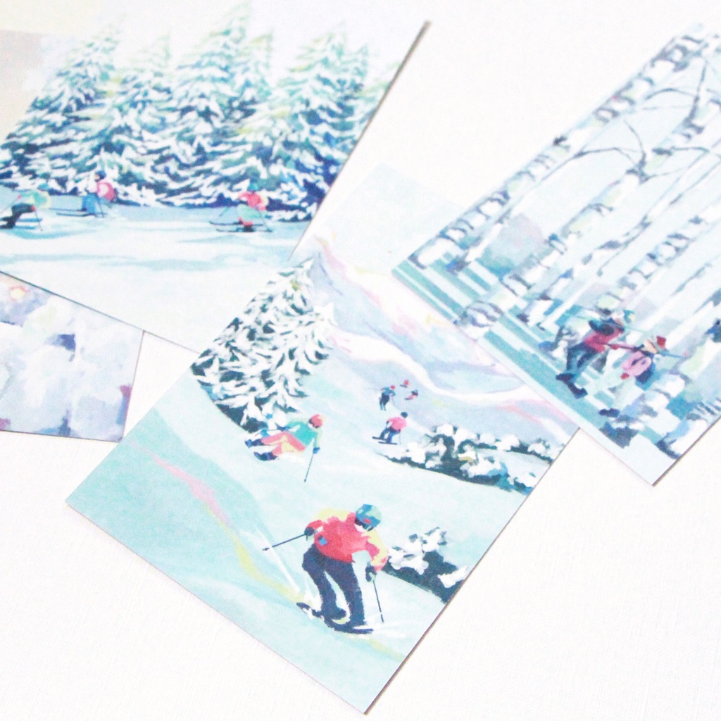 【ポストカード4枚セット】Winter Magic
