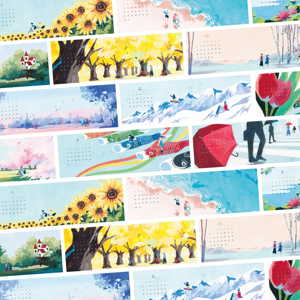 【壁掛け/卓上にもなる】【2026カレンダー】NAE WORKSカレンダー