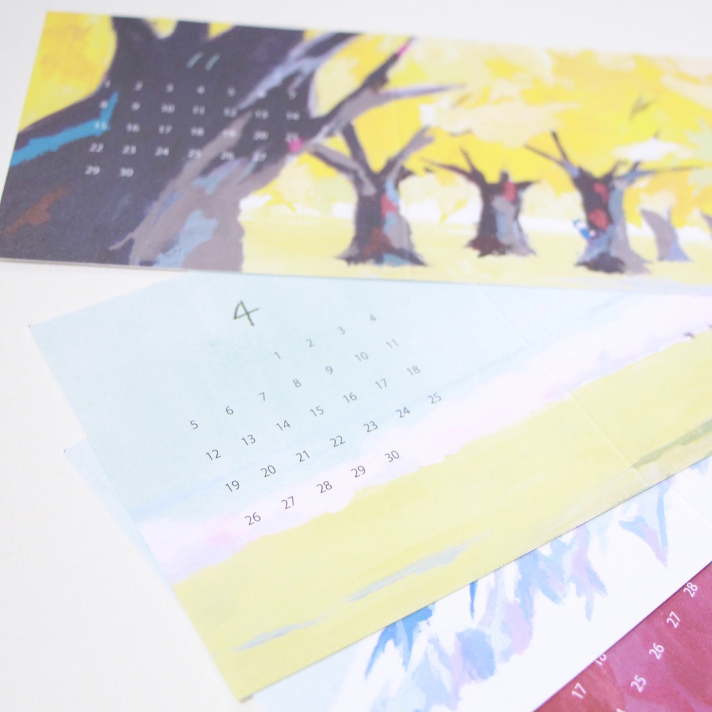 【壁掛け/卓上にもなる】【2026カレンダー】NAE WORKSカレンダー