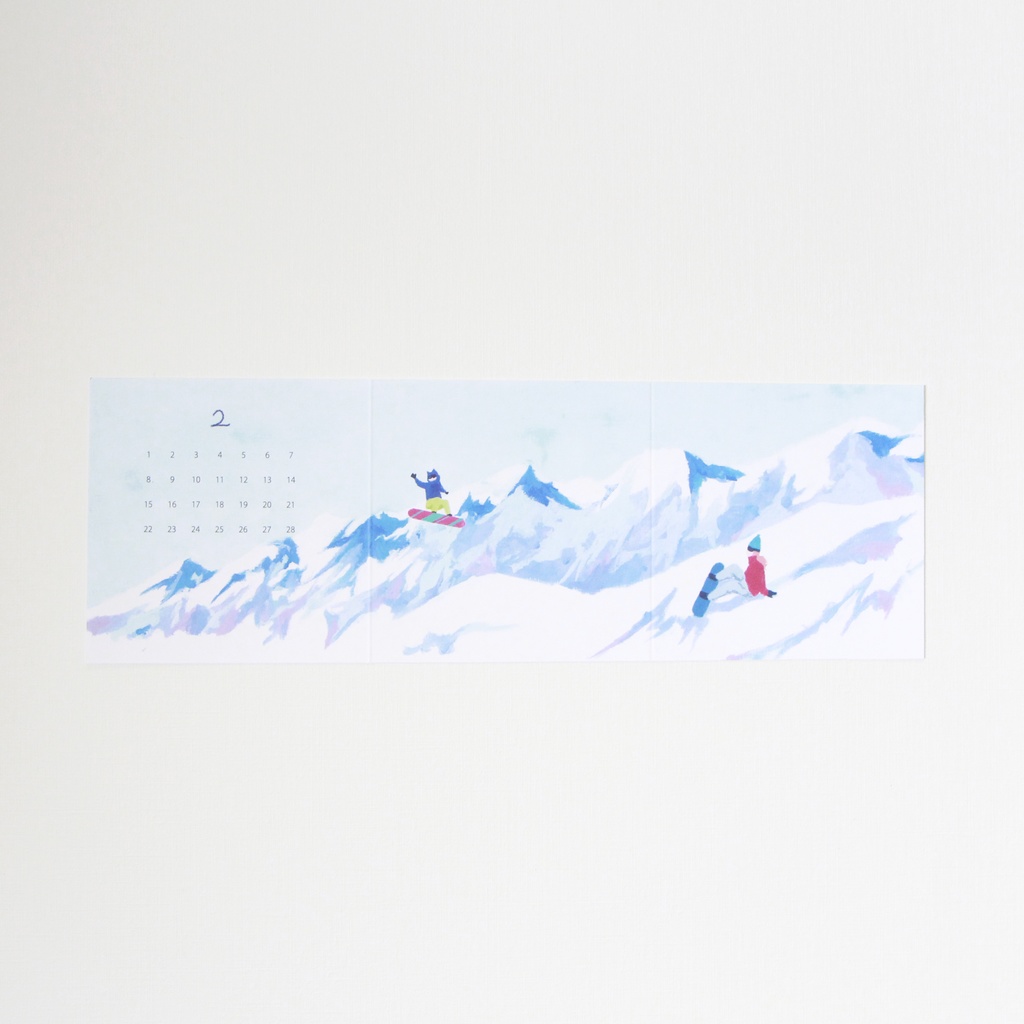 【壁掛け/卓上にもなる】【2026カレンダー】NAE WORKSカレンダー