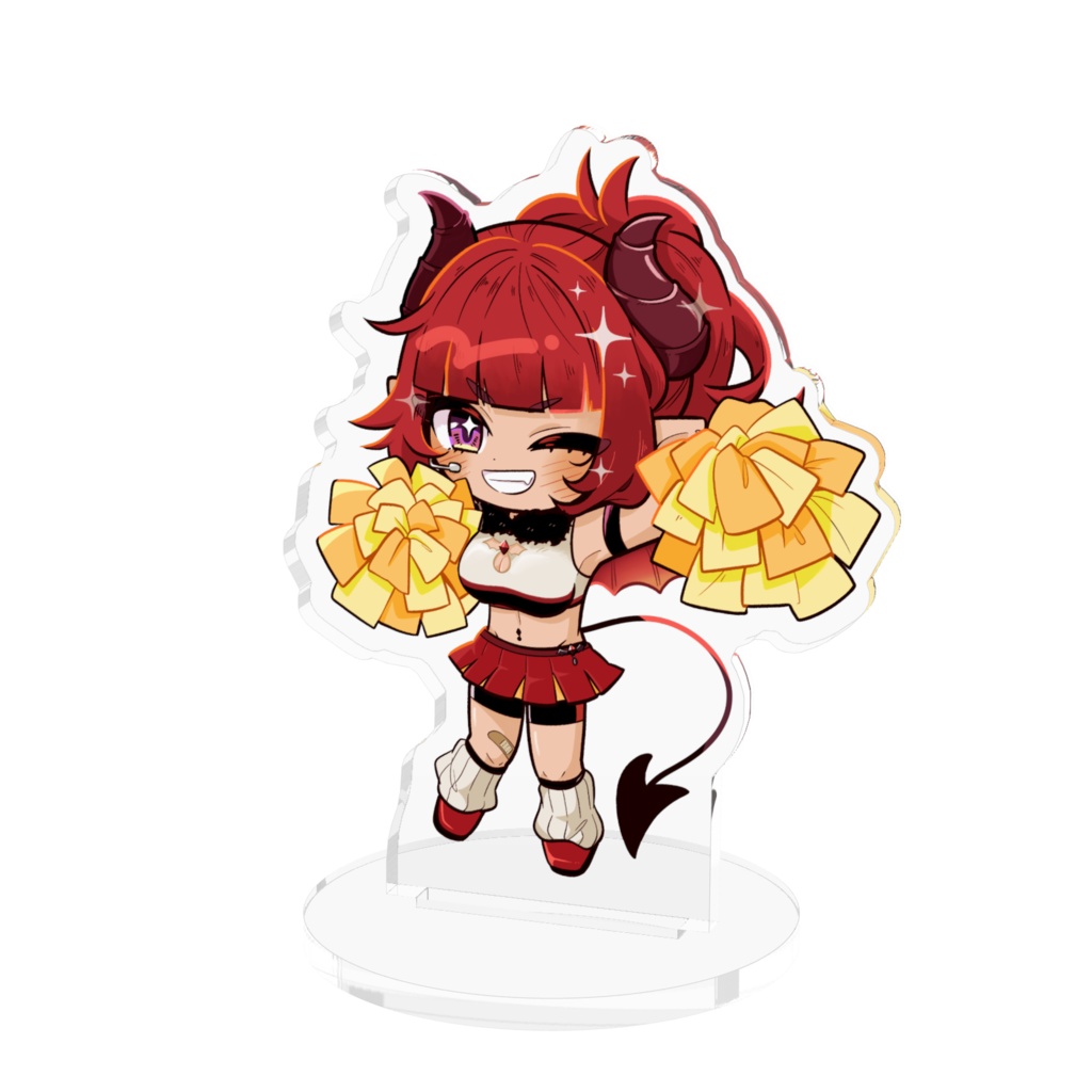 旺閻サポSDキャラ①アクリルスタンド(70×70mm)