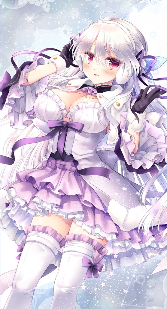 すいっち2とかがいい感じで入る雪ふわポーチ