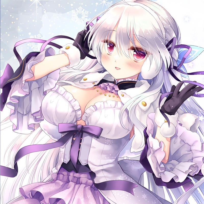 すいっち2とかがいい感じで入る雪ふわポーチ