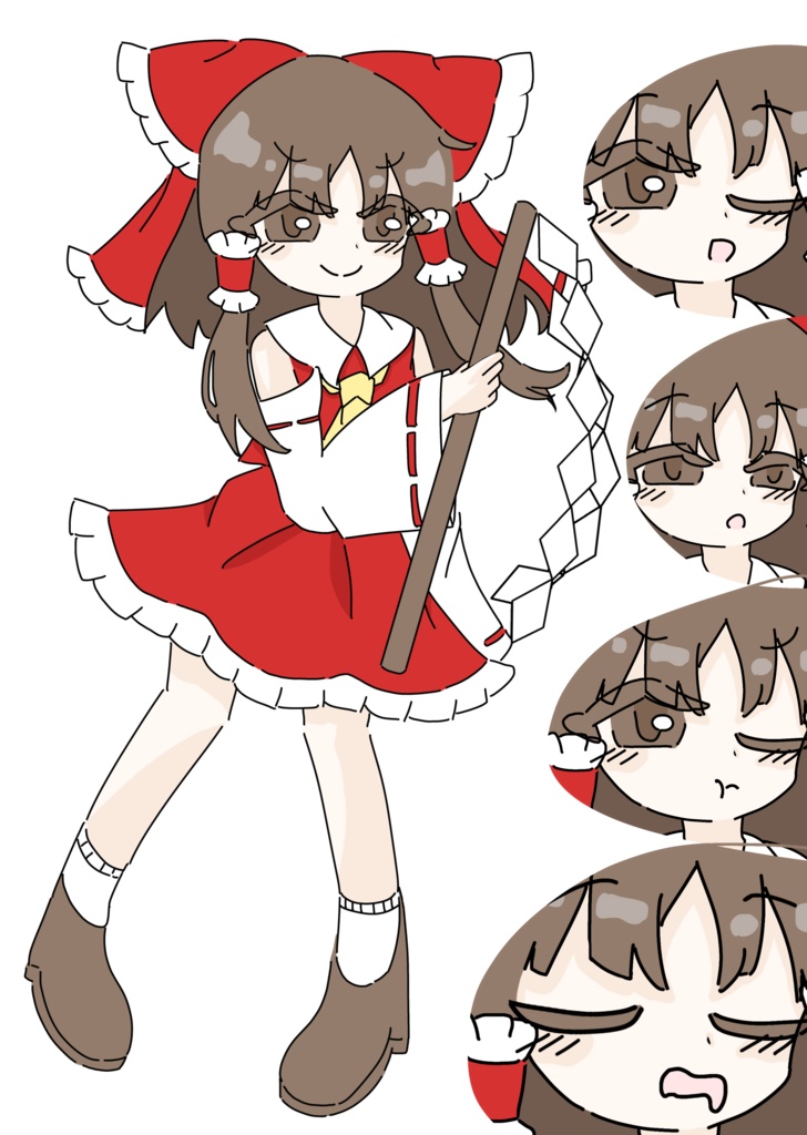 博麗霊夢立ち絵　