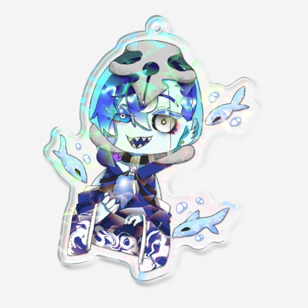 クジラくんのアクリルキーホルダー