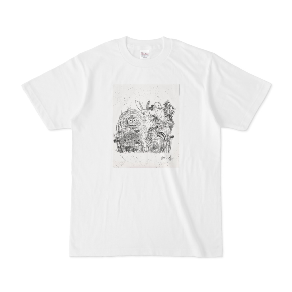 小さな動物達 Tシャツ Atelier 紫陽花 Booth