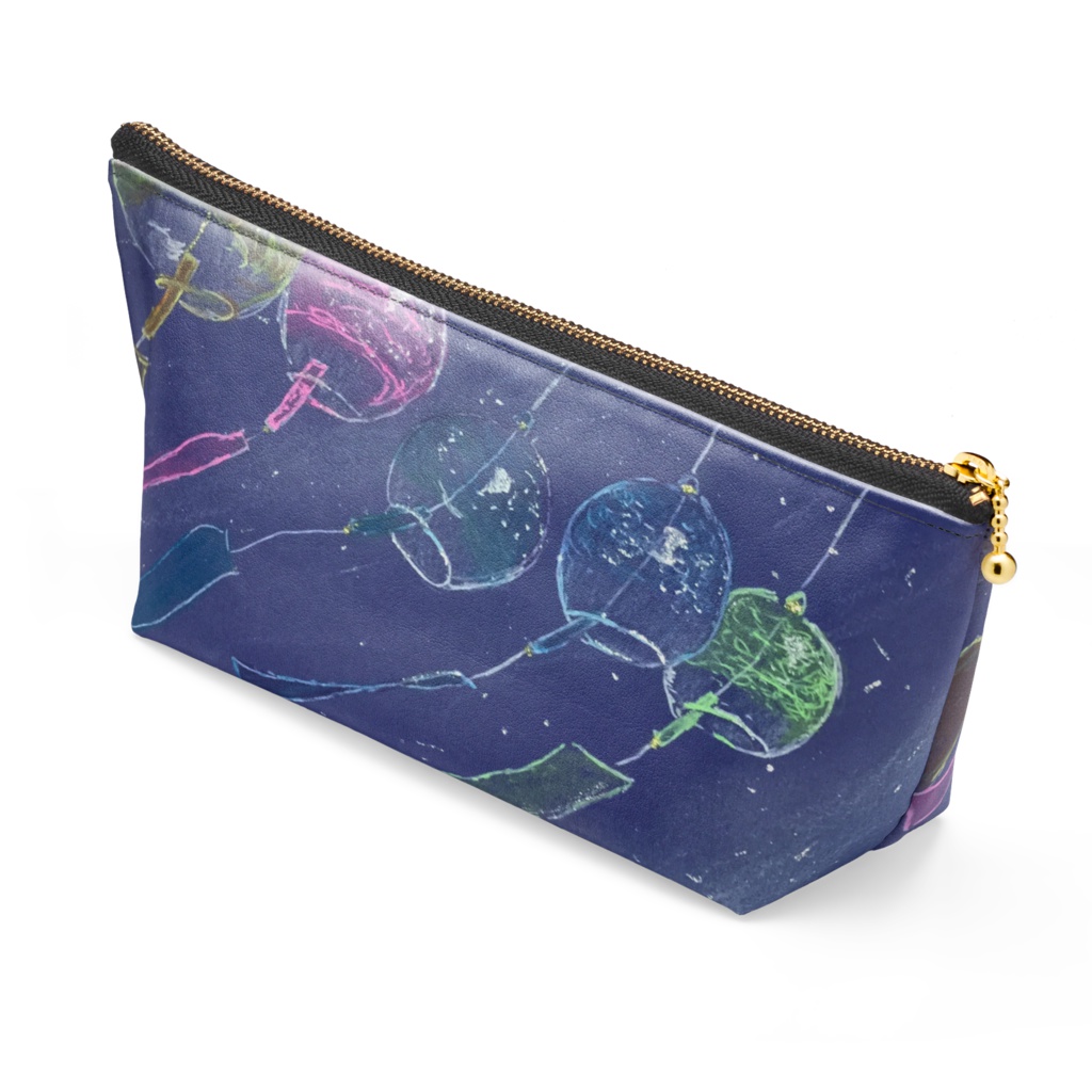 風鈴の ポーチ  色鉛筆画