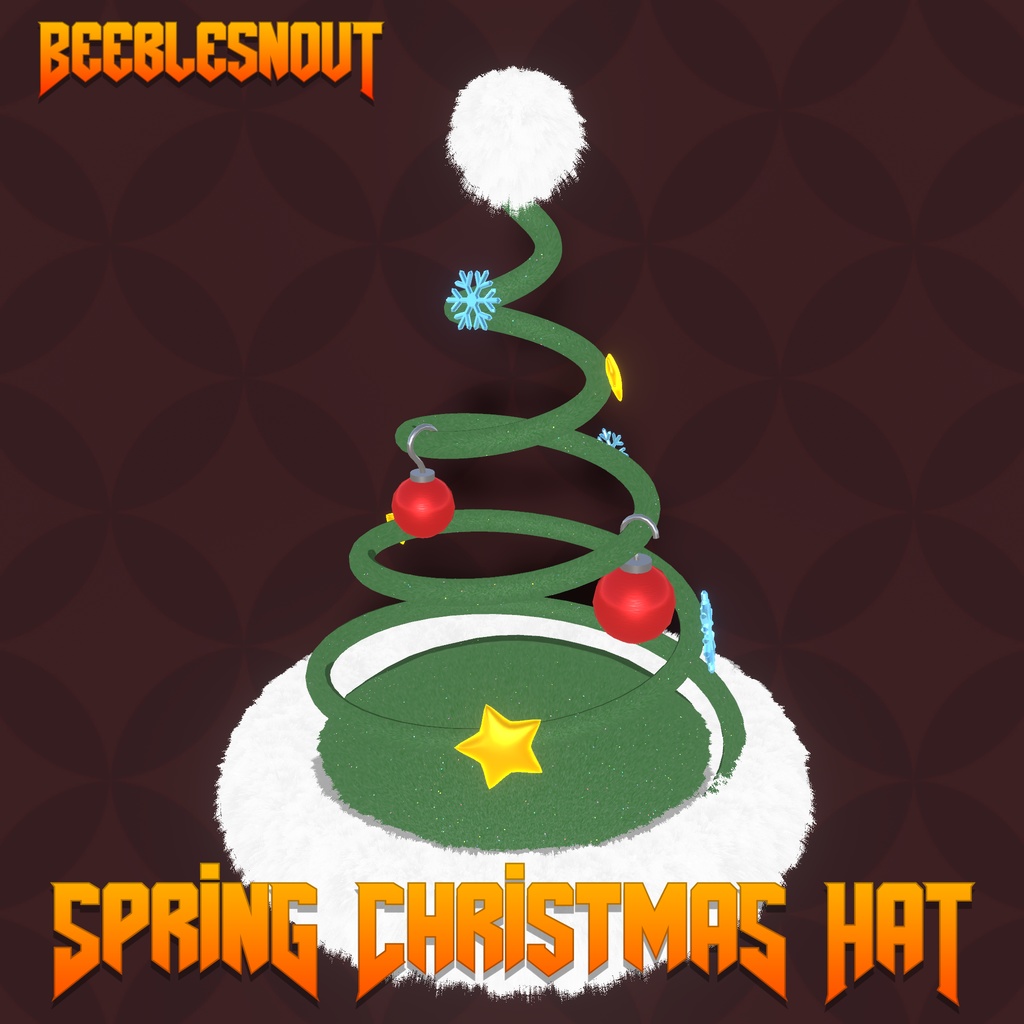 springy christmas hat