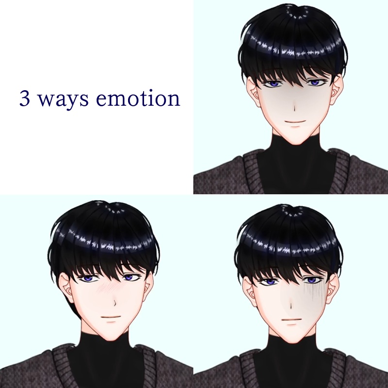 【汎用モデル】【Live2D】【VTS対応】 Model C_ V2