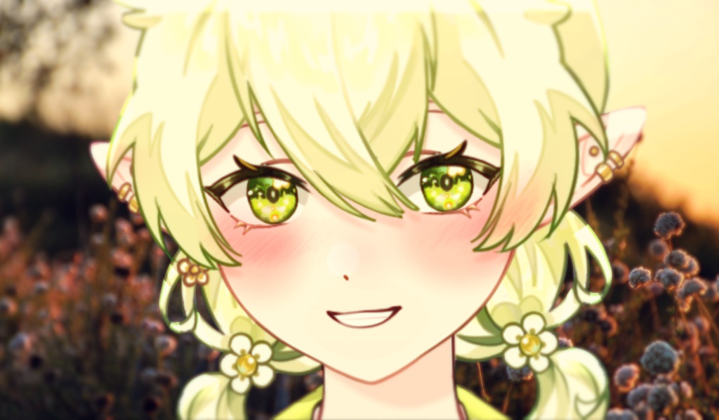 【限定1点】【VTS対応】 Vtuber model- Clover