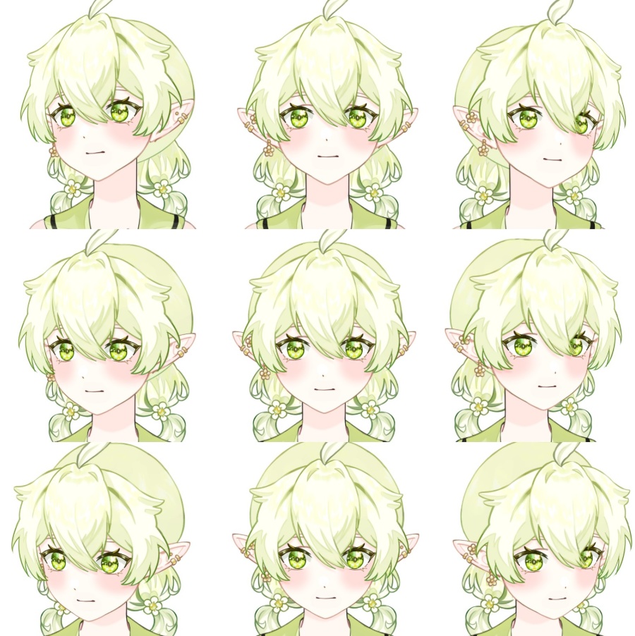 【限定1点】【VTS対応】 Vtuber model- Clover