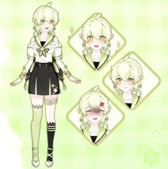 【限定1点】【VTS対応】 Vtuber model- Clover