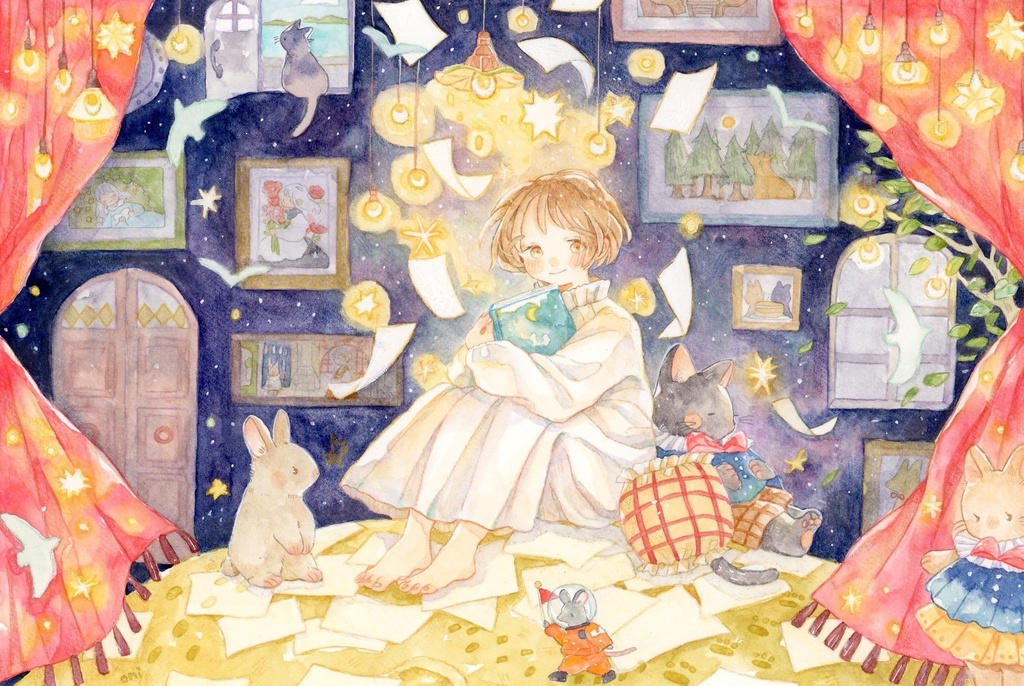 ポストカード『paper moon』