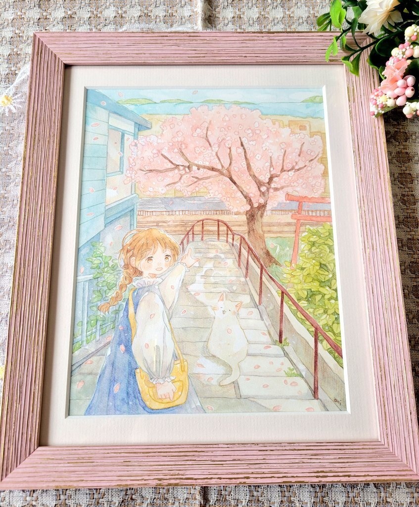 額装作品『変わらない景色』