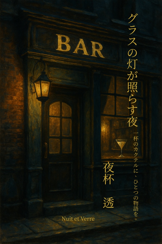 グラスの灯が照らす夜