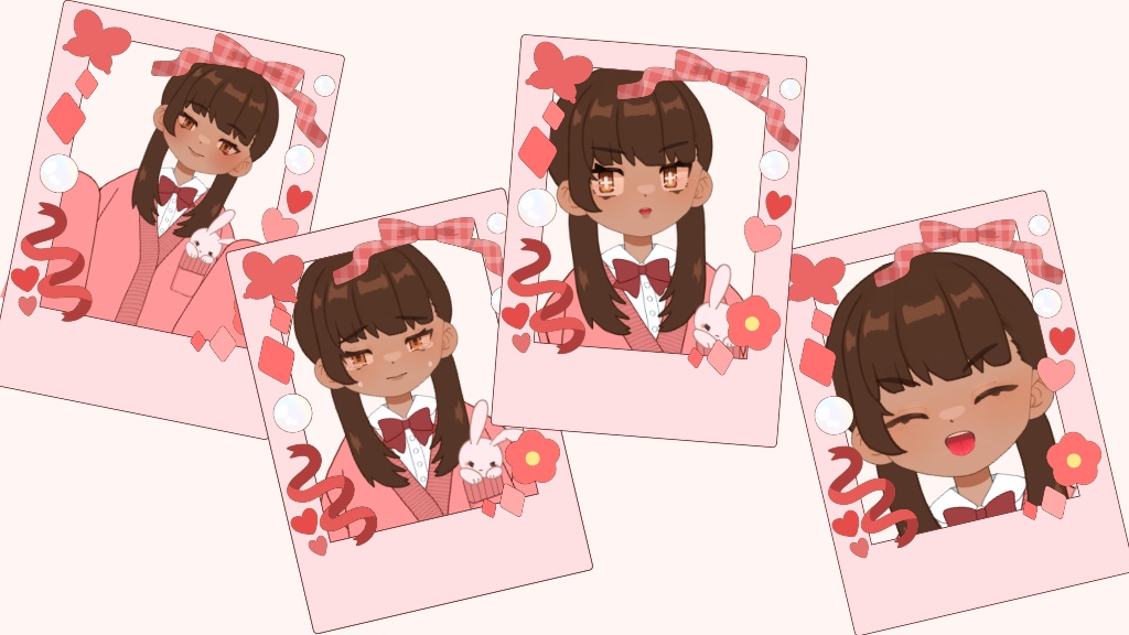 【イラスト付】褐色ツインテの女の子【VTS対応/汎用】