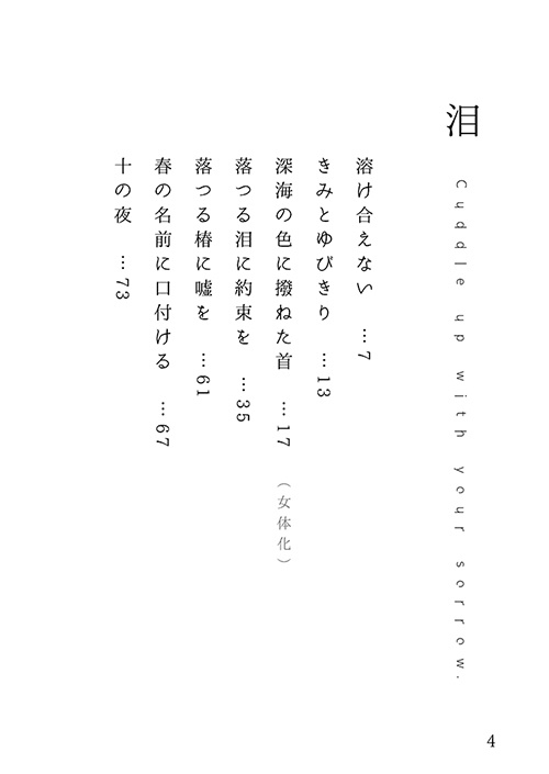 銀魂再録本「泪」(完結記念)